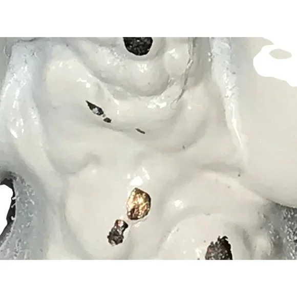 Twin Cherub Angels Cast Metal Candle Table Lamp Holders Distressed Parts Pieces Sculpture